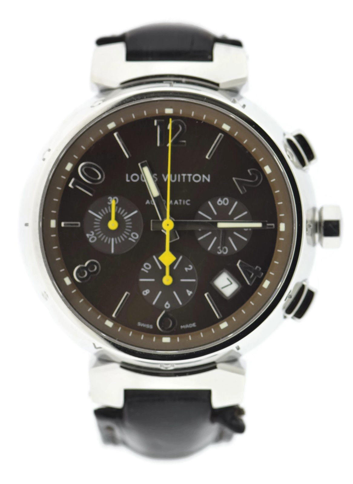 Image of Louis Vuitton Tambour Q1121 41mm Mens Watch 