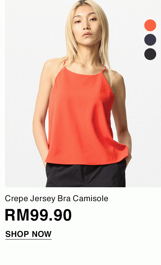 Crepe Jersey Bra Camisole