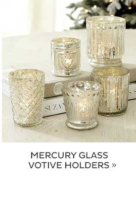 Mercury Glass Votive Holders