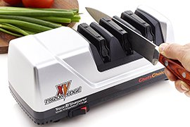 Chef'sChoice 15 Trizor XV EdgeSelect Professional Electric Knife Sharpener (Made in USA) for Straight & Serrated Knives