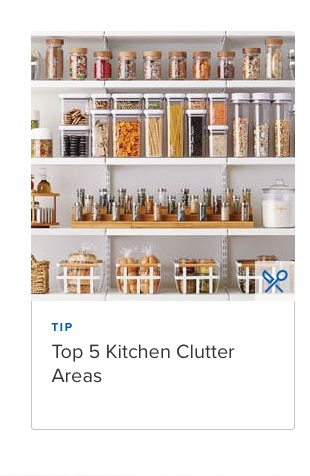 Top 5 Kitchen Clutter Areas
