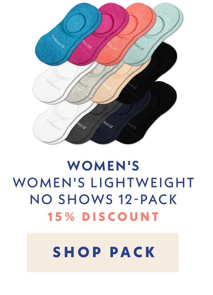 Women's Lightweight Show Sock 8 Pack | Shop Pack