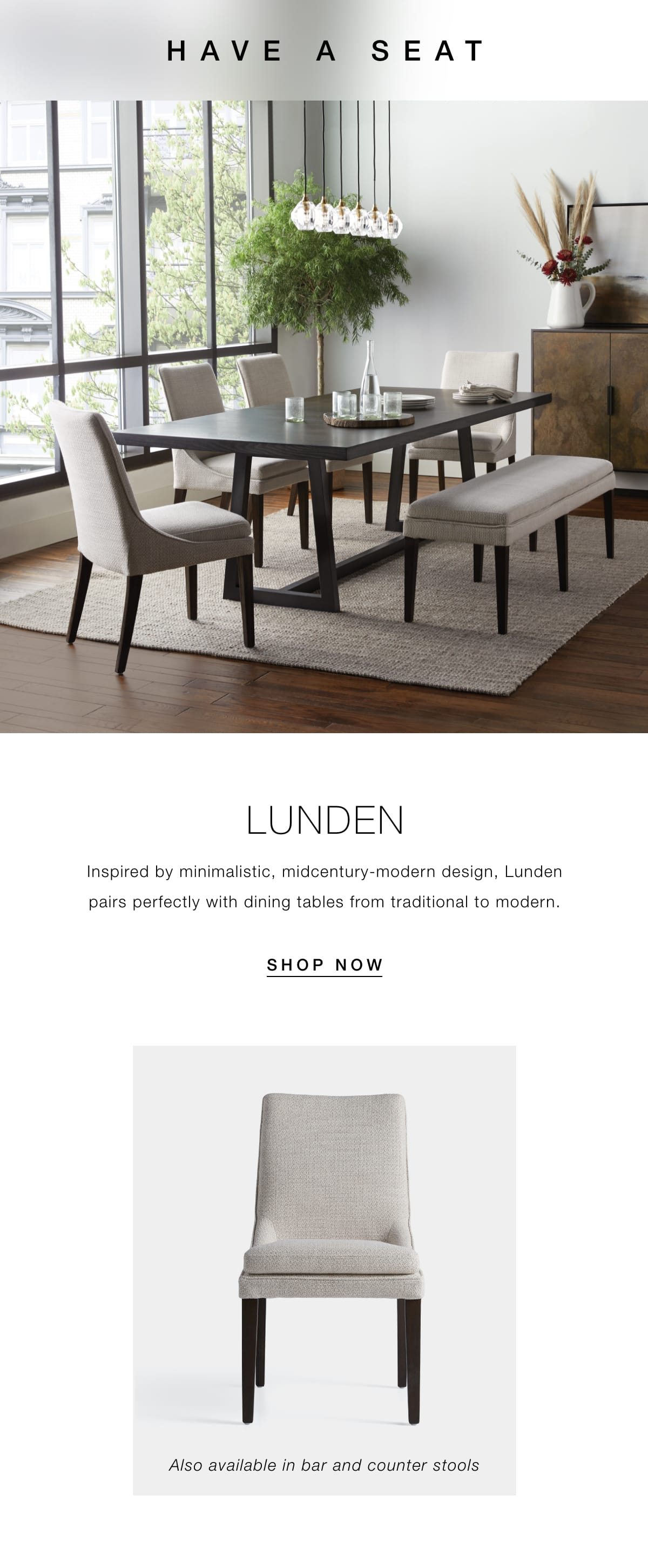 Lunden discount dining chair