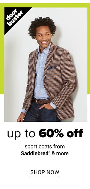 Up to 60% off Sportcoats from Saddlebred & more - Shop Now