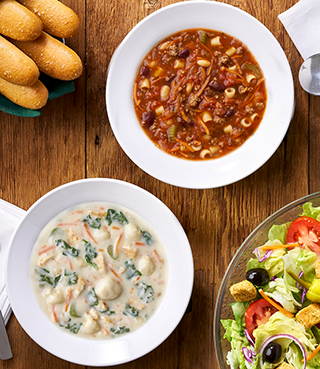 Unlimited Soup, Salad & Breadsticks