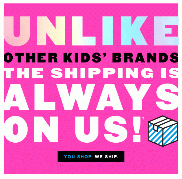 YOU SHOP. WE SHIP.