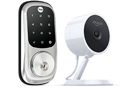 Amazon Key In-Home Kit (Cloud Cam Indoor Security Cam w/ Yale or Kwikset Smart Lock)