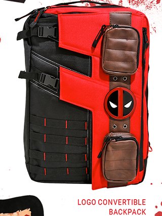 Logo Convertible Backpack