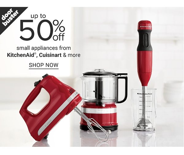 Up to 50% off small appliances. Shop now.