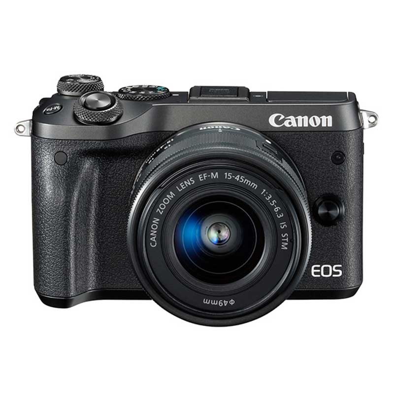 CANON EOS M6 BLACK W/15-45MM IS LENS