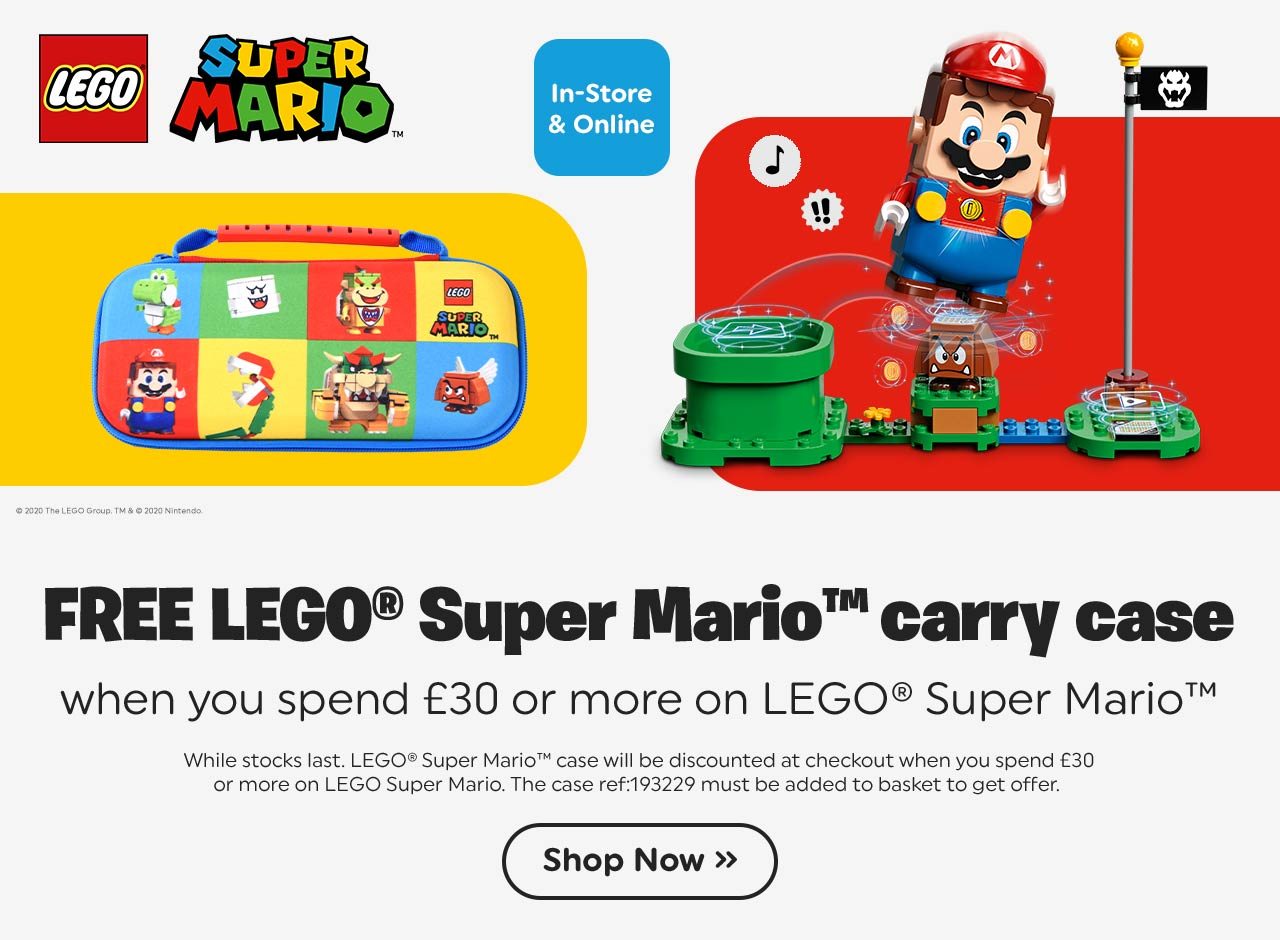 Get LEGO Super Mario Carry Case (193229) FREE