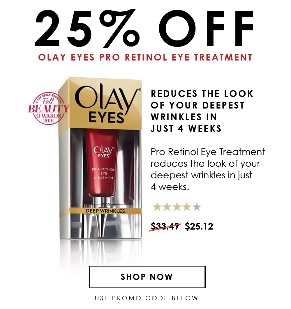 25% Off Olay Eyes Pro Retinol Eye Treatment