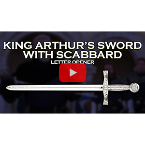 King Arthurs Sword with Scabbard Letter Opener