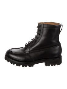 Leather Combat Boots