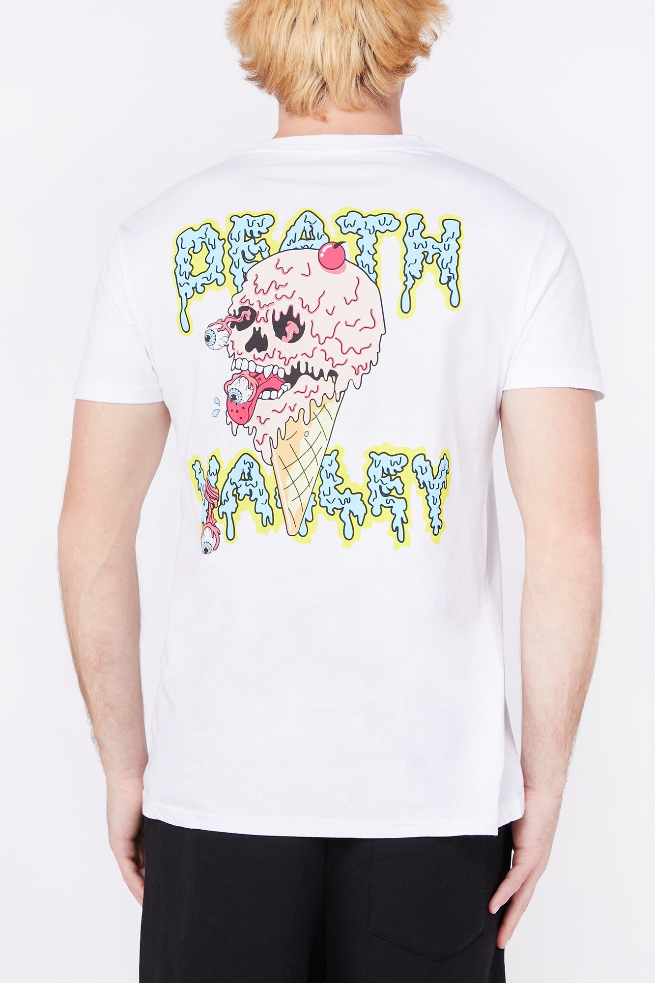 Image of Death Valley Ice Cream Skull Cone T-Shirt