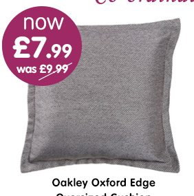 Oakley Oxford Edge Oversized Cushion