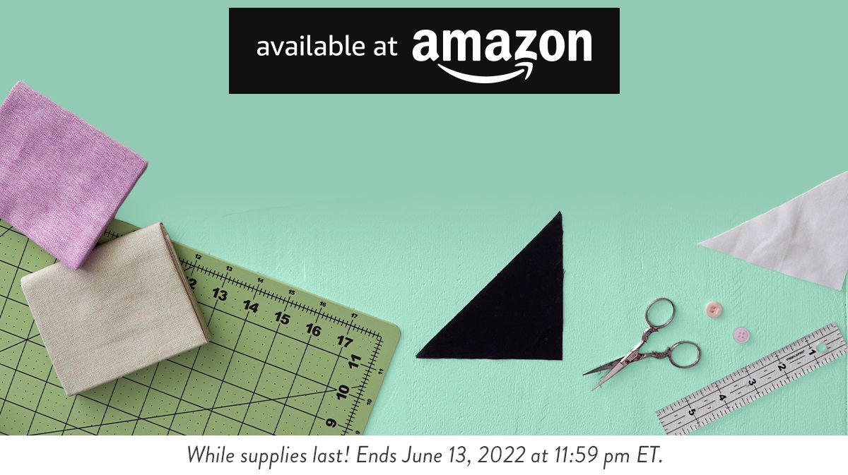 available at amazon | While supplies last! Ends June 13, 2022 at 11:59 pm ET