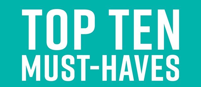 CashTop 10 Must-Haves