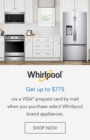 Get up to $775 off Whirlpool