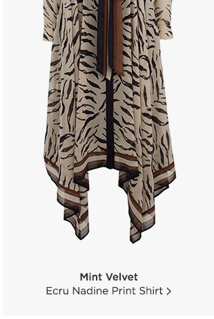 Shop Mint Velvet Print Shirt