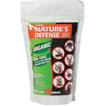 Organic repellent deters 20 different animals without harming them or the environment