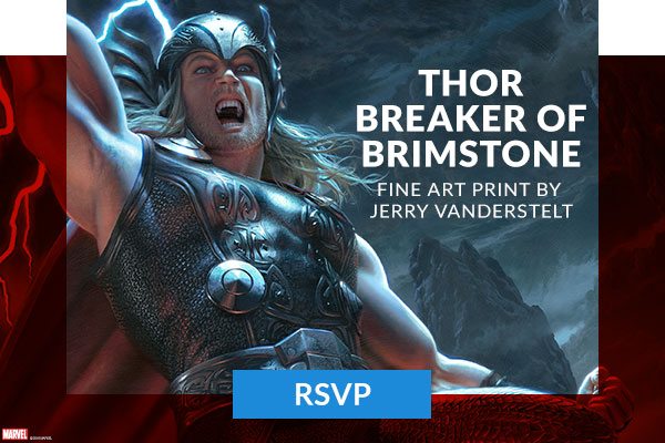 Thor Breaker of Brimstone Fine Art Print (Jerry Vanderstelt)