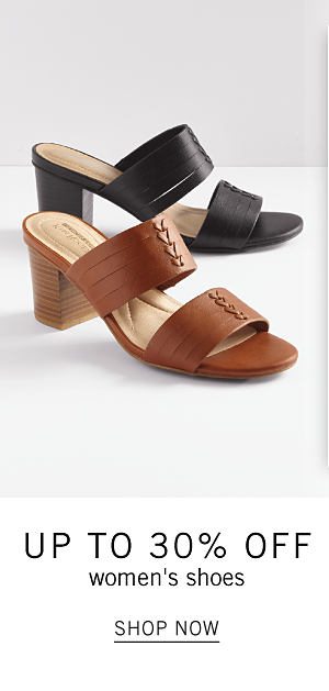 Up to 30% off women's shoes. Shop Now.