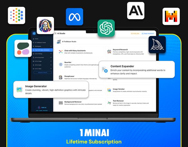 1minAI: Lifetime Subscription