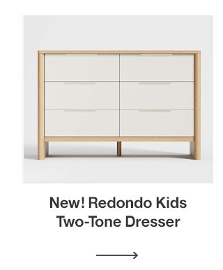 Redondo Kids Wide Two-Tone Dresser