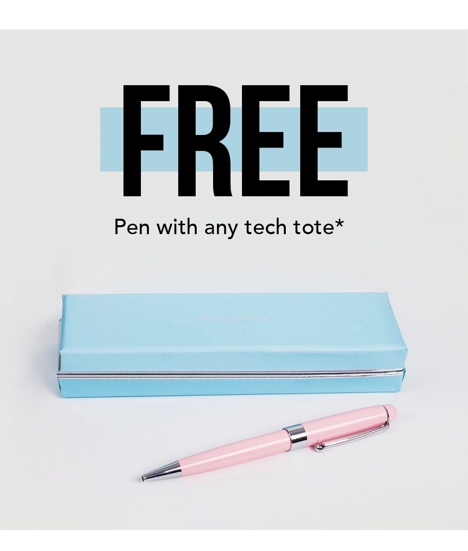 FREE Pen with Tech Tote