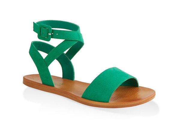 Criss Cross Ankle Strap Sandals