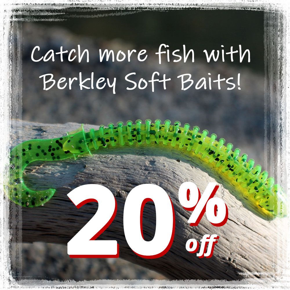 Catch more fish with Berkley Soft Baits!