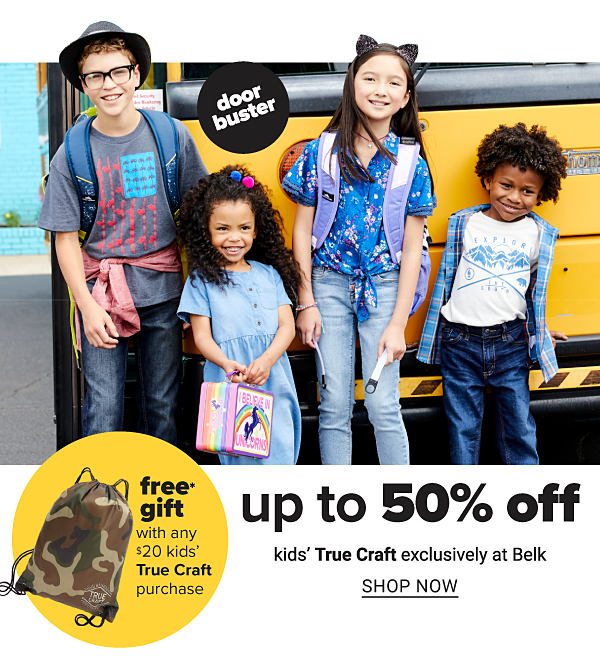 Up to 50% off Kids' True Craft - FREE GIFT with any $20 True Craft purchase - Shop Now