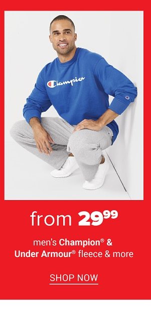 From 29.99 Men's Champion & Under Armour Fleece & more. Shop Now.