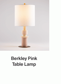 Berkley Pink Table Lamp