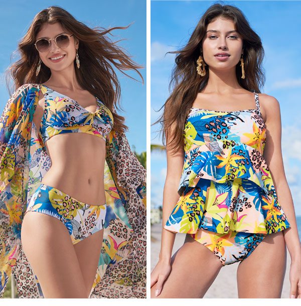Supercharge your swim style with upbeat colors and high-energy prints that were made for the sun.