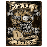 No Sacrifice Too Great Vintage Sign