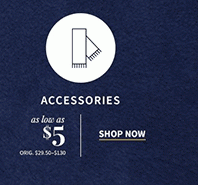 As low as $5 Accessories