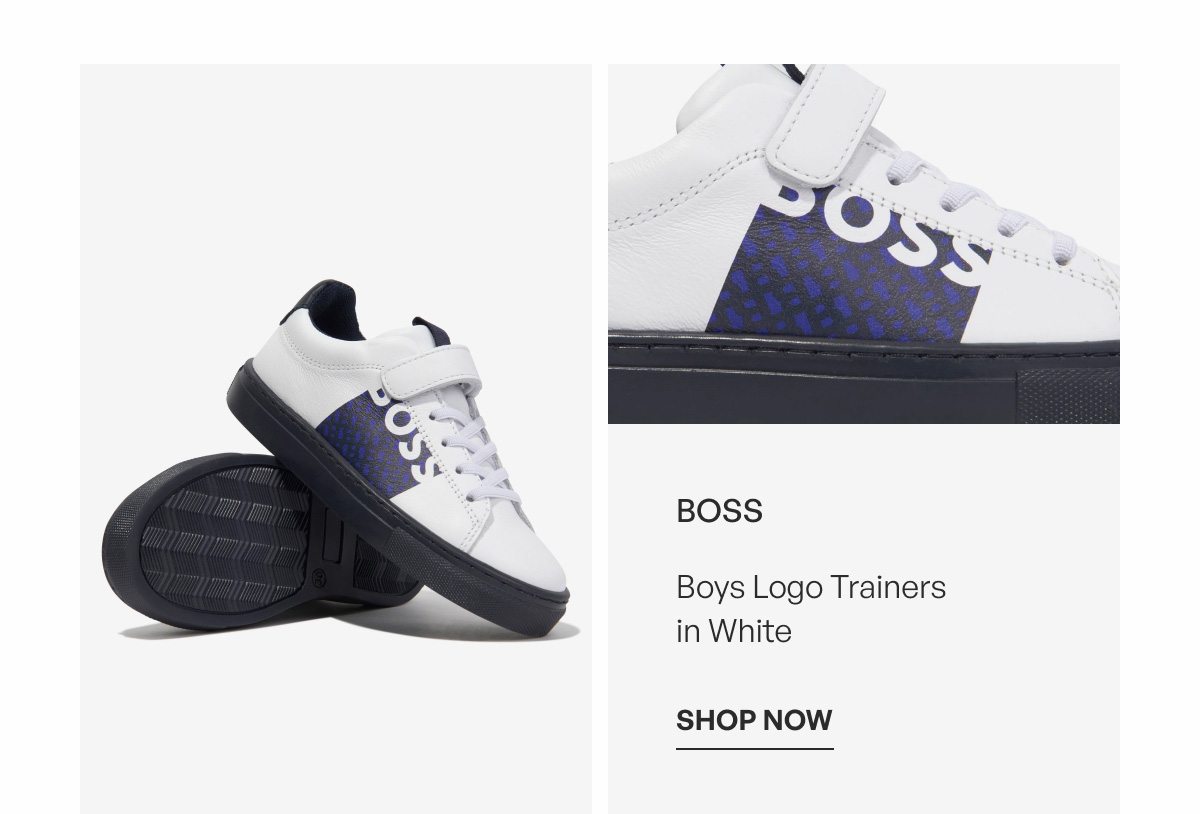 Boss | Boys Logo Trainers In White