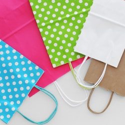 Twisted Handle Shopping Bags