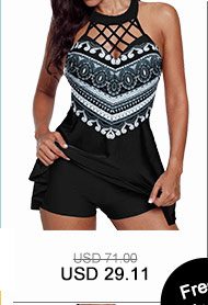 Cutout Back Cage Neck Geometric Print Swimdress and Shorts