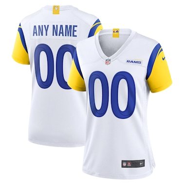  Nike White Alternate Custom Jersey