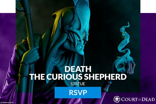 Death The Curious Shepherd Statue