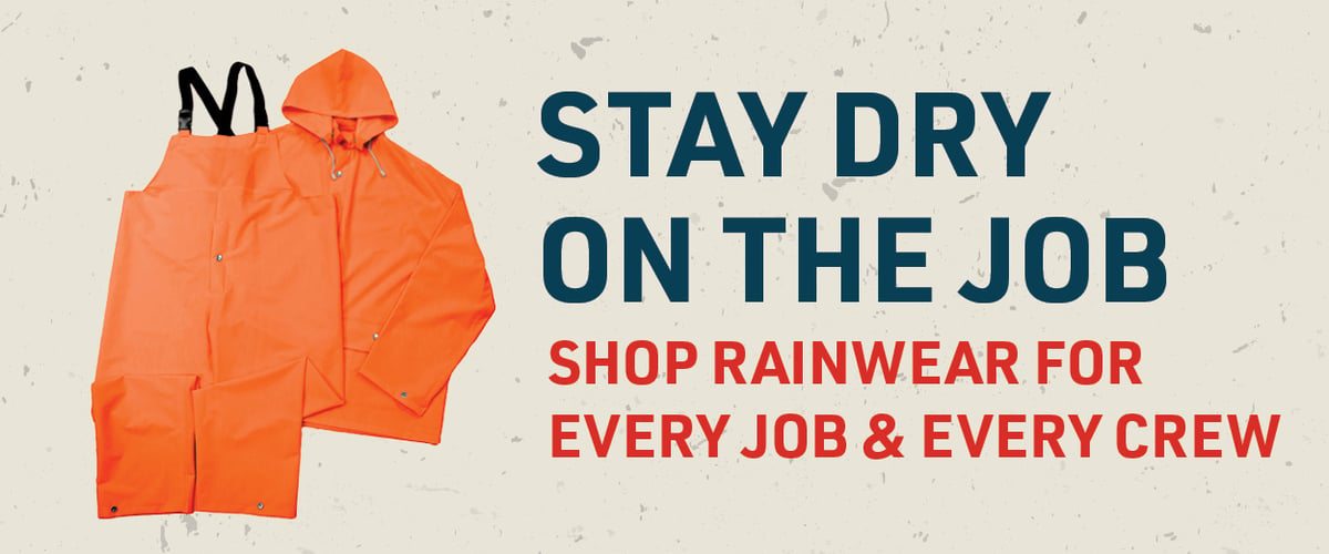 Stay Dry on the Job - Shop Rainwear