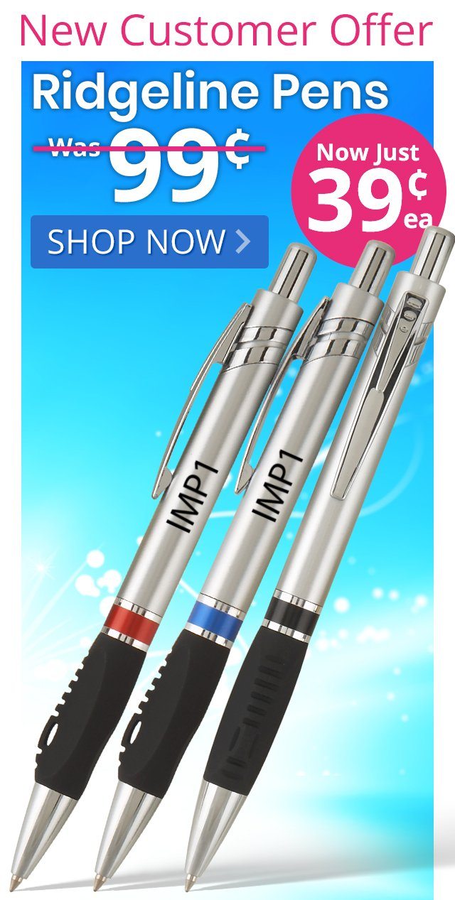 Ridgeline Pens for only 39¢ each!