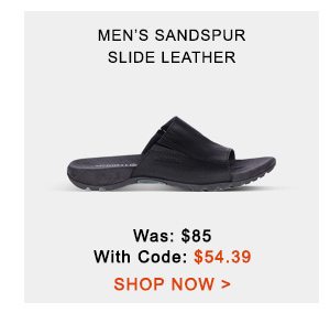 Men's Sandspur Slide Leather