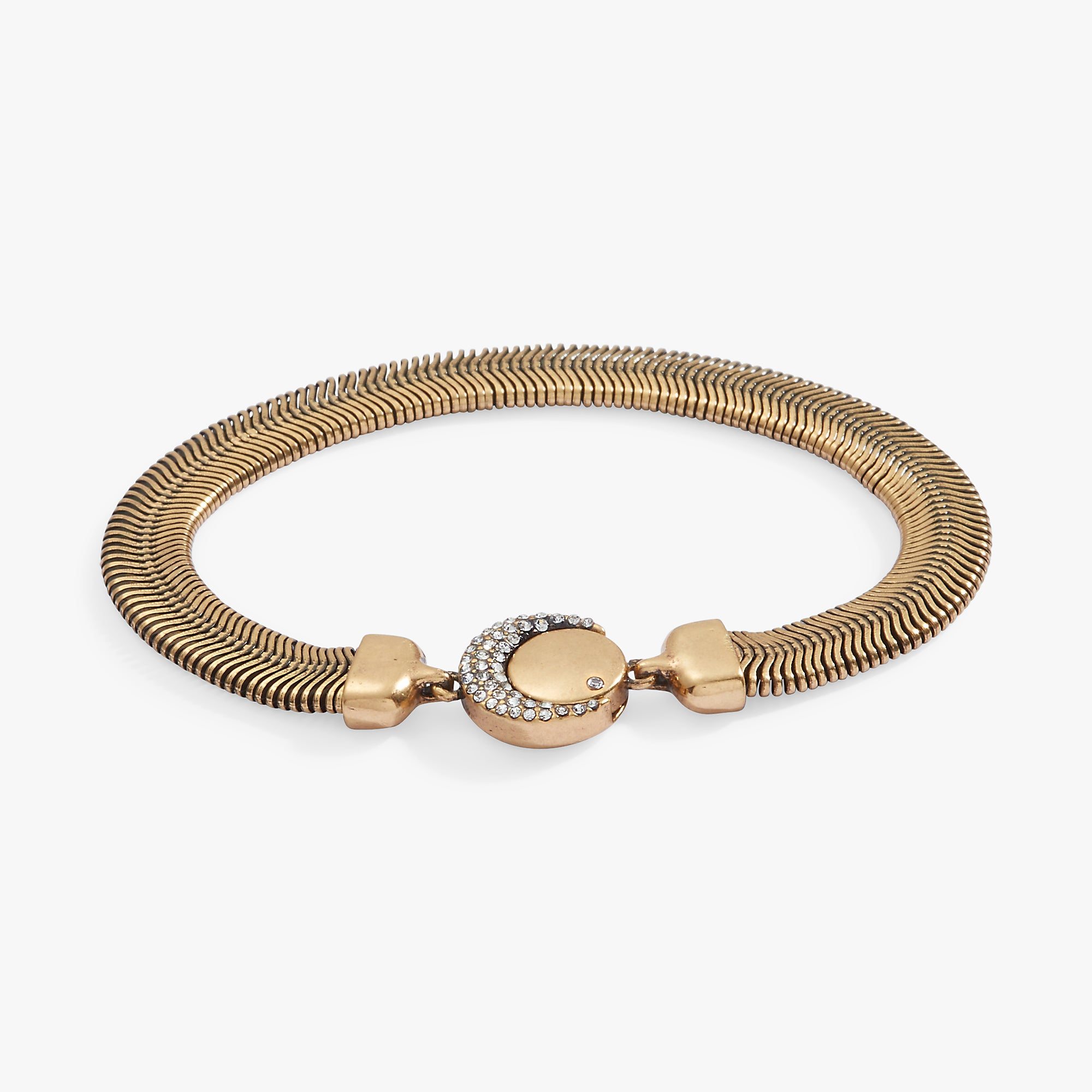 Herringbone Chain Statement Bracelet