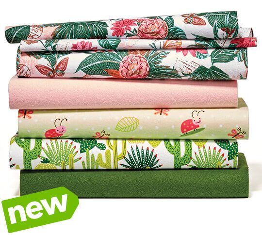 Image of Cozy Flannel Solids and Snuggle Flannel Prints.