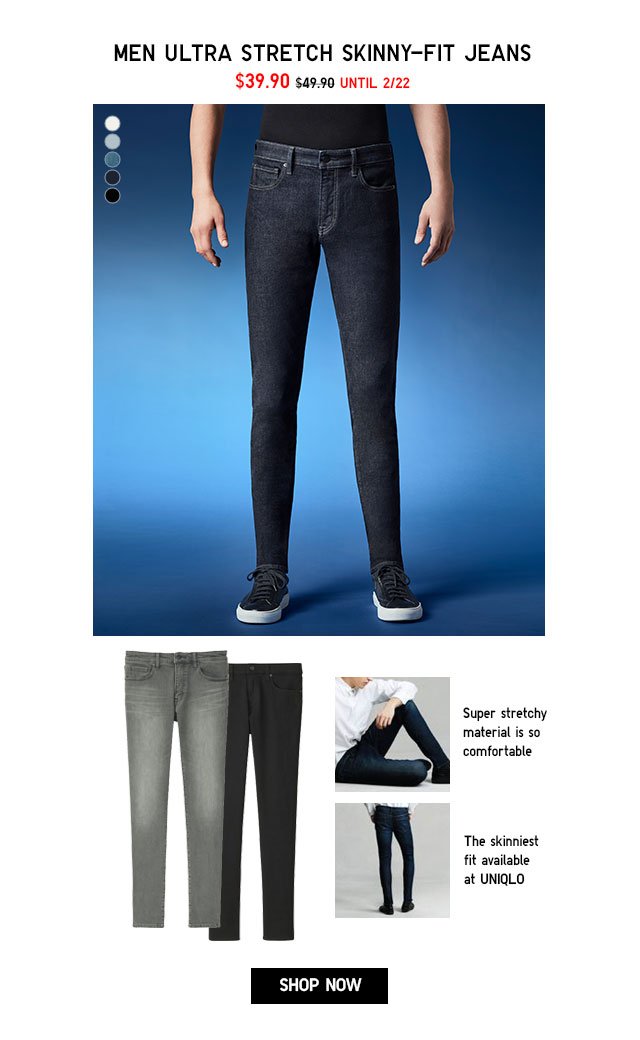 MEN ULTRA STRETCH SKINNY-FIT JEANS - SHOP NOW