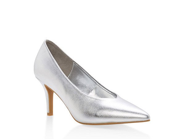 Pointed Toe Mid Heel Pumps